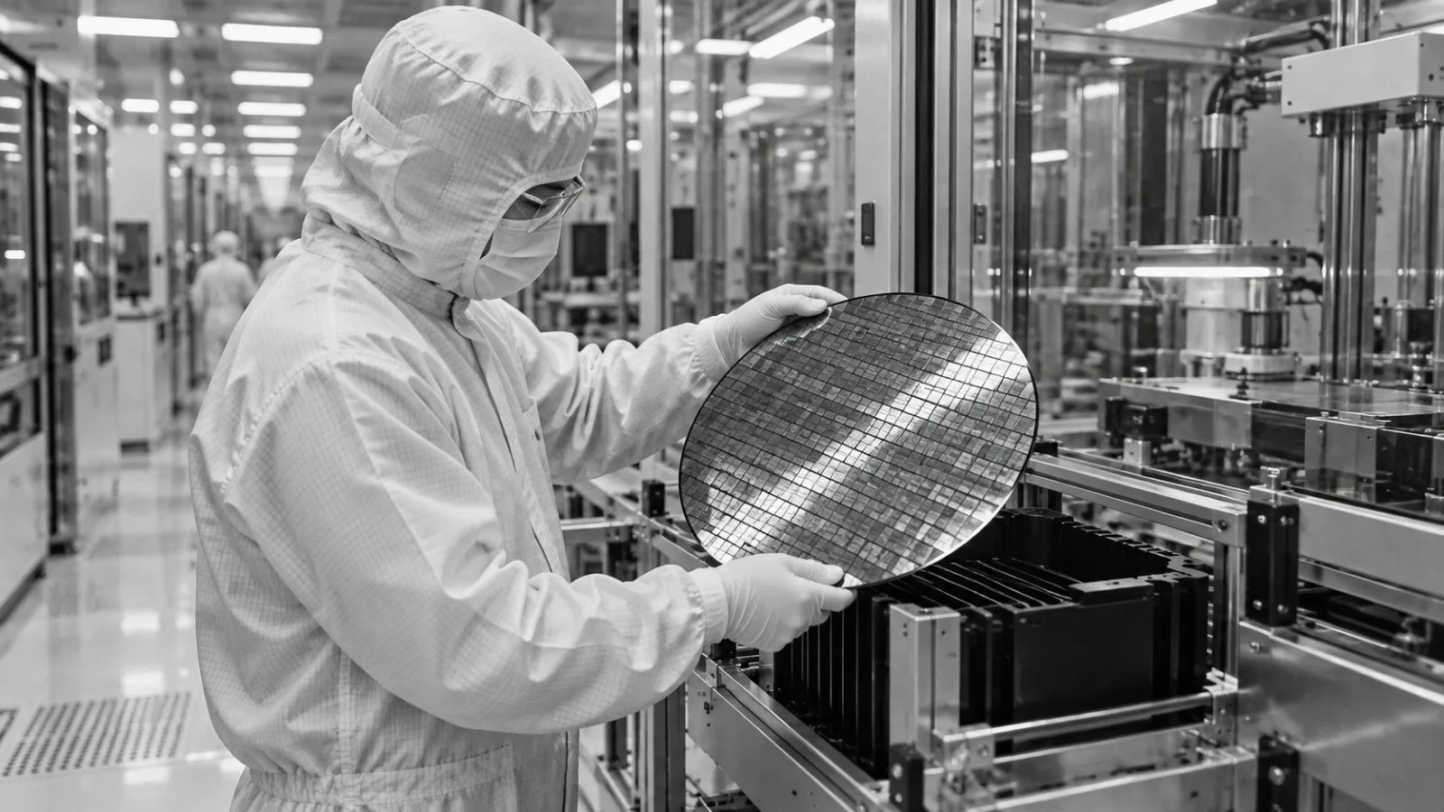 A semiconductor fabrication building stands at Samsung’s Pyeongtaek campus in South Korea. / TokenPost.ai (mono)
