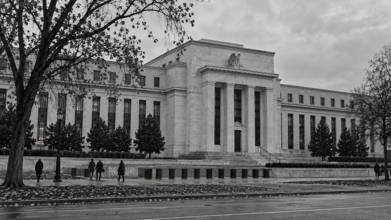 The Marriner S. Eccles Federal Reserve building stands along Constitution Avenue in Washington, D.C. (AI-generated image / EconoTimes)