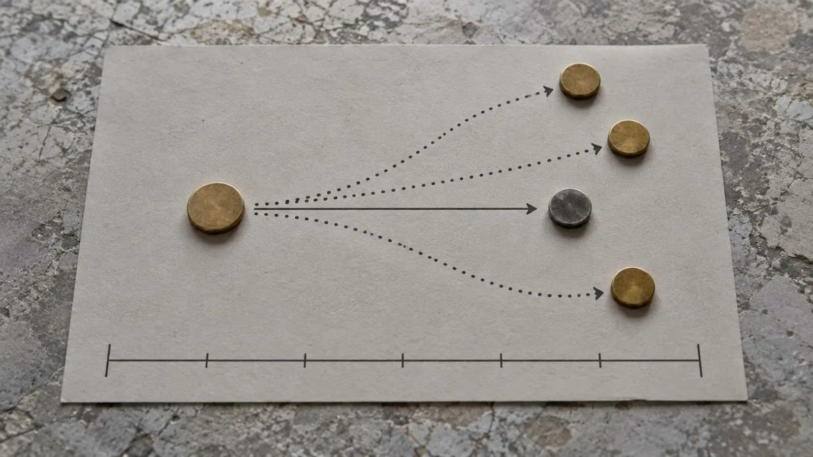 A diagram shows Uniswap liquidity bands and future fees on a pale editorial field. (AI-generated image / EconoTimes)