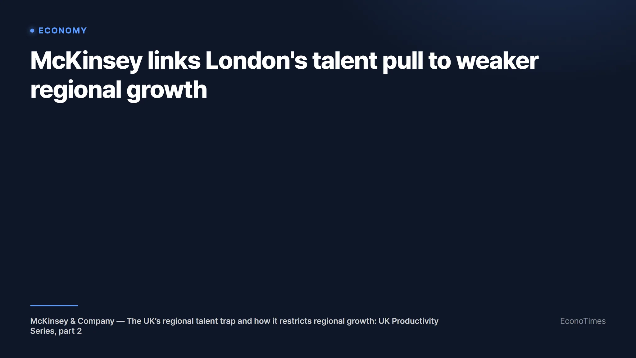 McKinsey & Company. (EconoTimes)