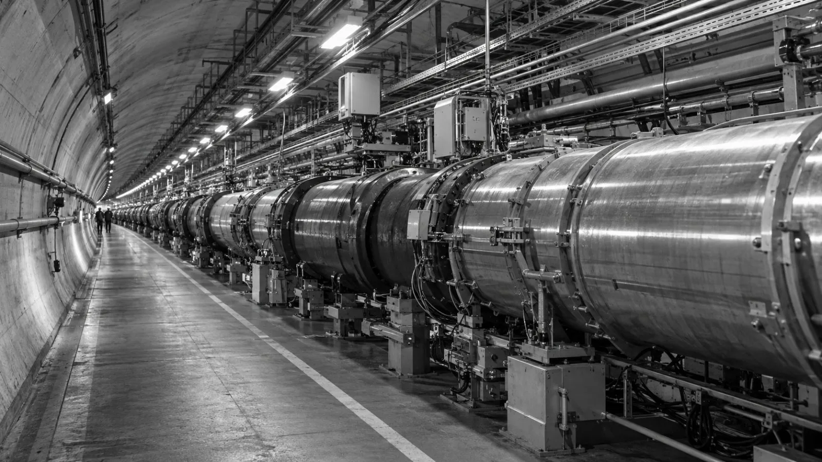 The Large Hadron Collider tunnel runs beneath CERN’s research campus near Meyrin, Switzerland (AI-generated image / EconoTimes)