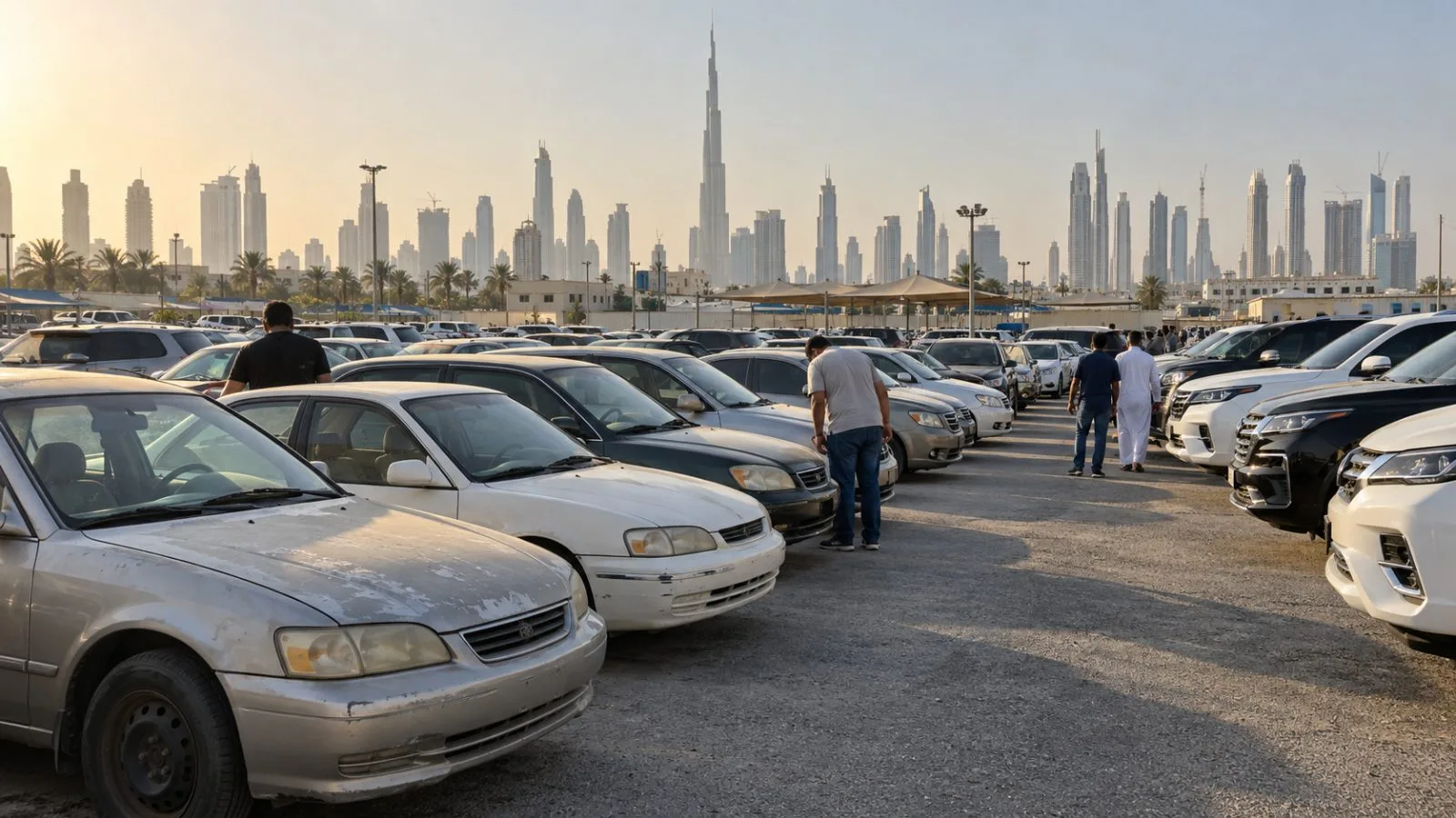 An office building entrance faces a commercial street in Dubai, United Arab Emirates. / EconoTimes.ai