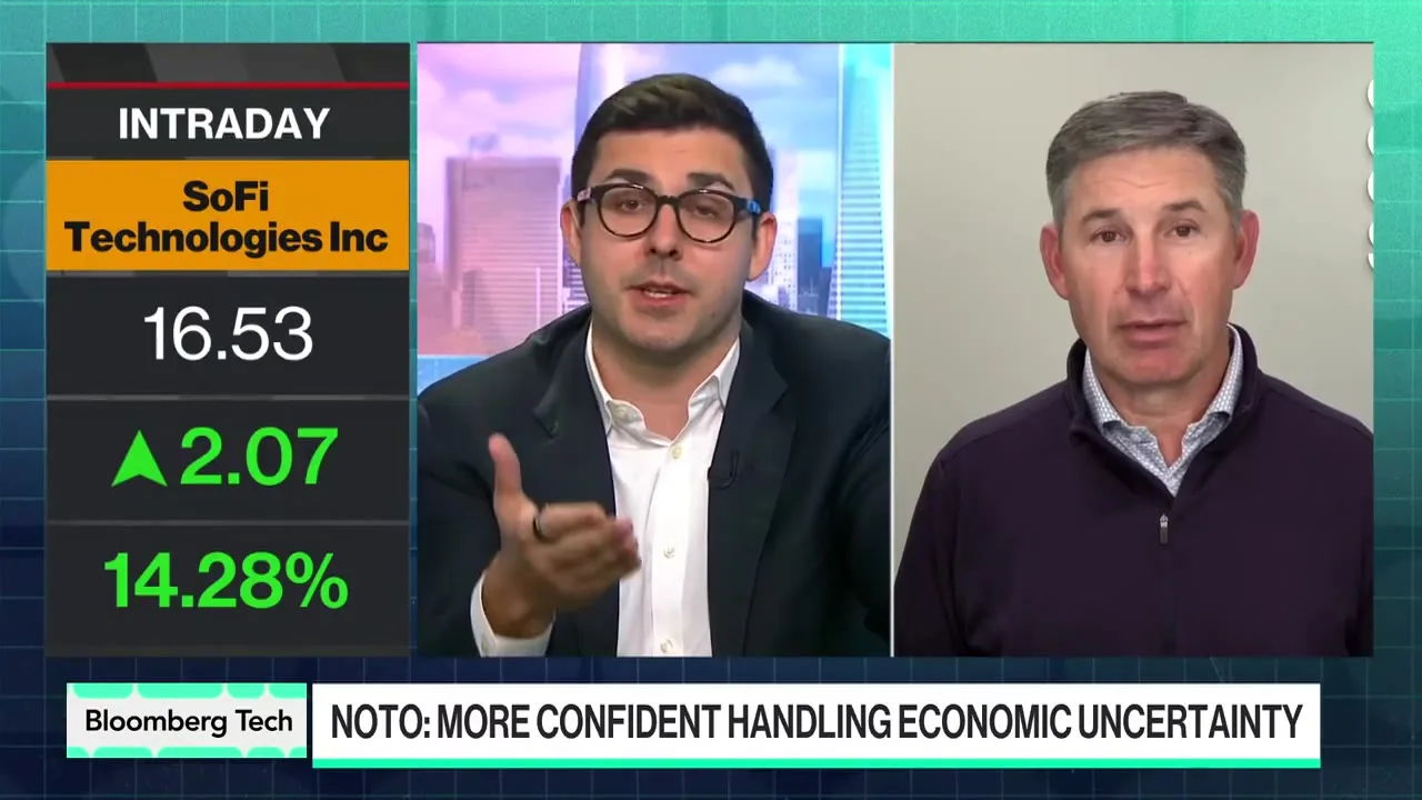 Bloomberg Technology broadcast. (Screen grab)