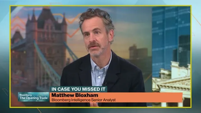 Matthew Bloxham, senior analyst at Bloomberg Intelligence, discusses artificial intelligence capital spending on Bloomberg Television's The Opening Trade. (Screen grab: Bloomberg Television)