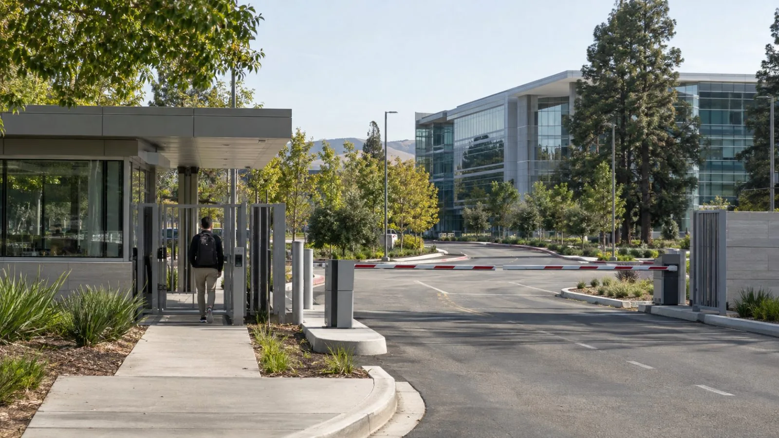 A worker moves server chassis through a loading bay in San Jose, California. / EconoTimes.ai
