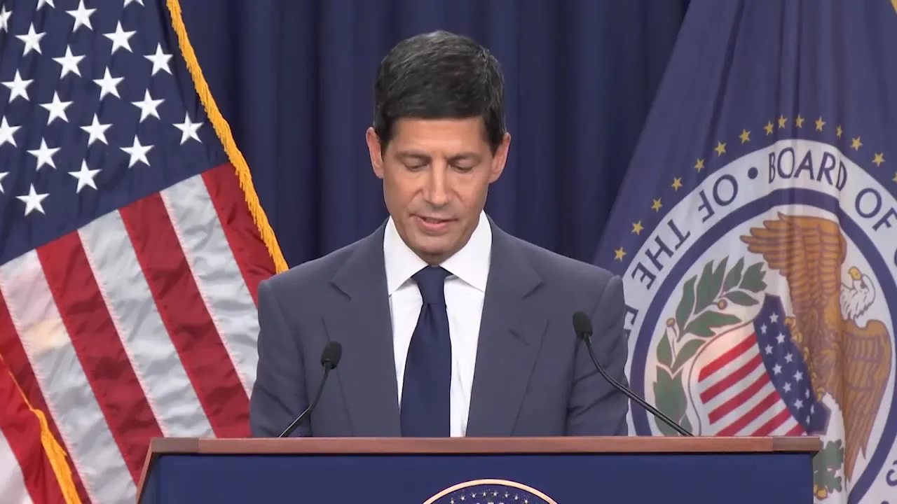 Federal Reserve Board broadcast. (Screen grab)