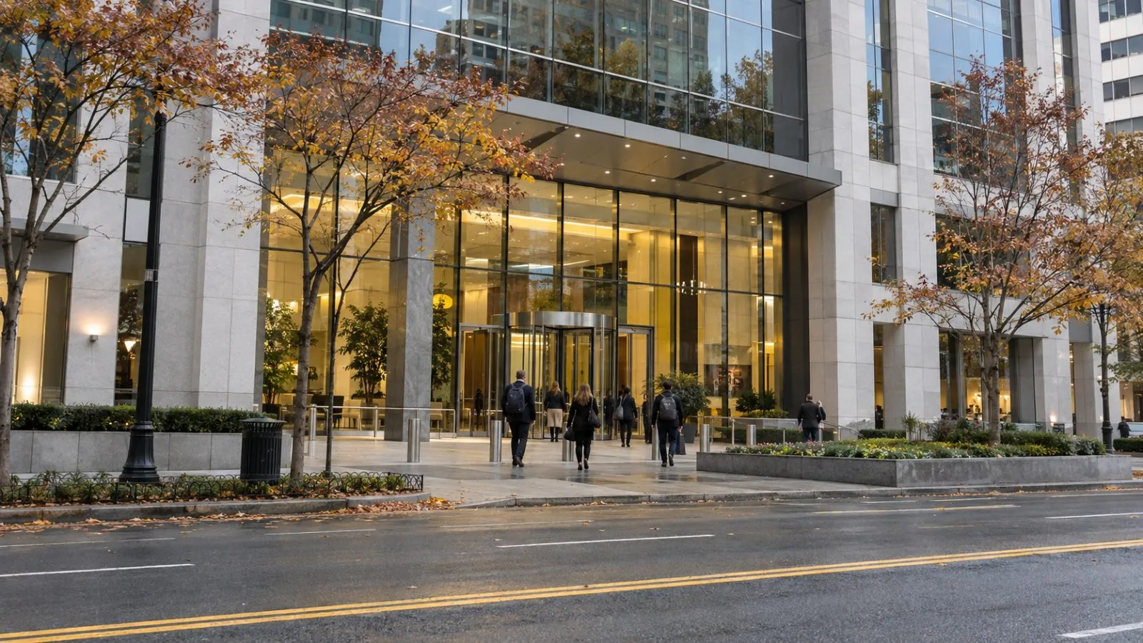 The Host Hotels & Resorts headquarters stands along Bethesda Avenue in Bethesda, Maryland. (AI-generated image / EconoTimes)