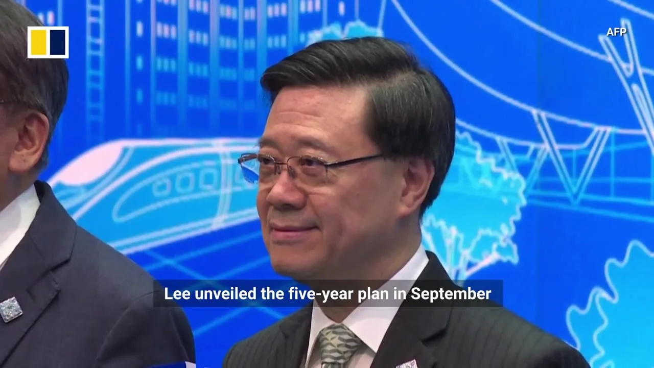 South China Morning Post broadcast. (Screen grab)