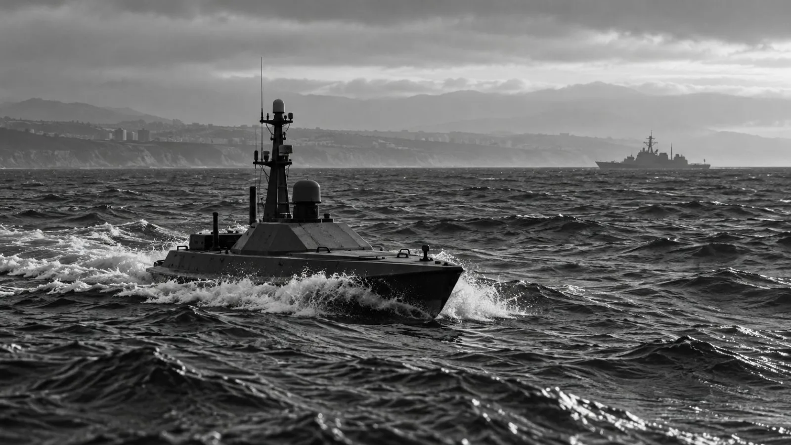 Australian naval personnel rehearse a simulated radiological response beside a submarine at HMAS Stirling, Western Australia. / EconoTimes.ai (mono)