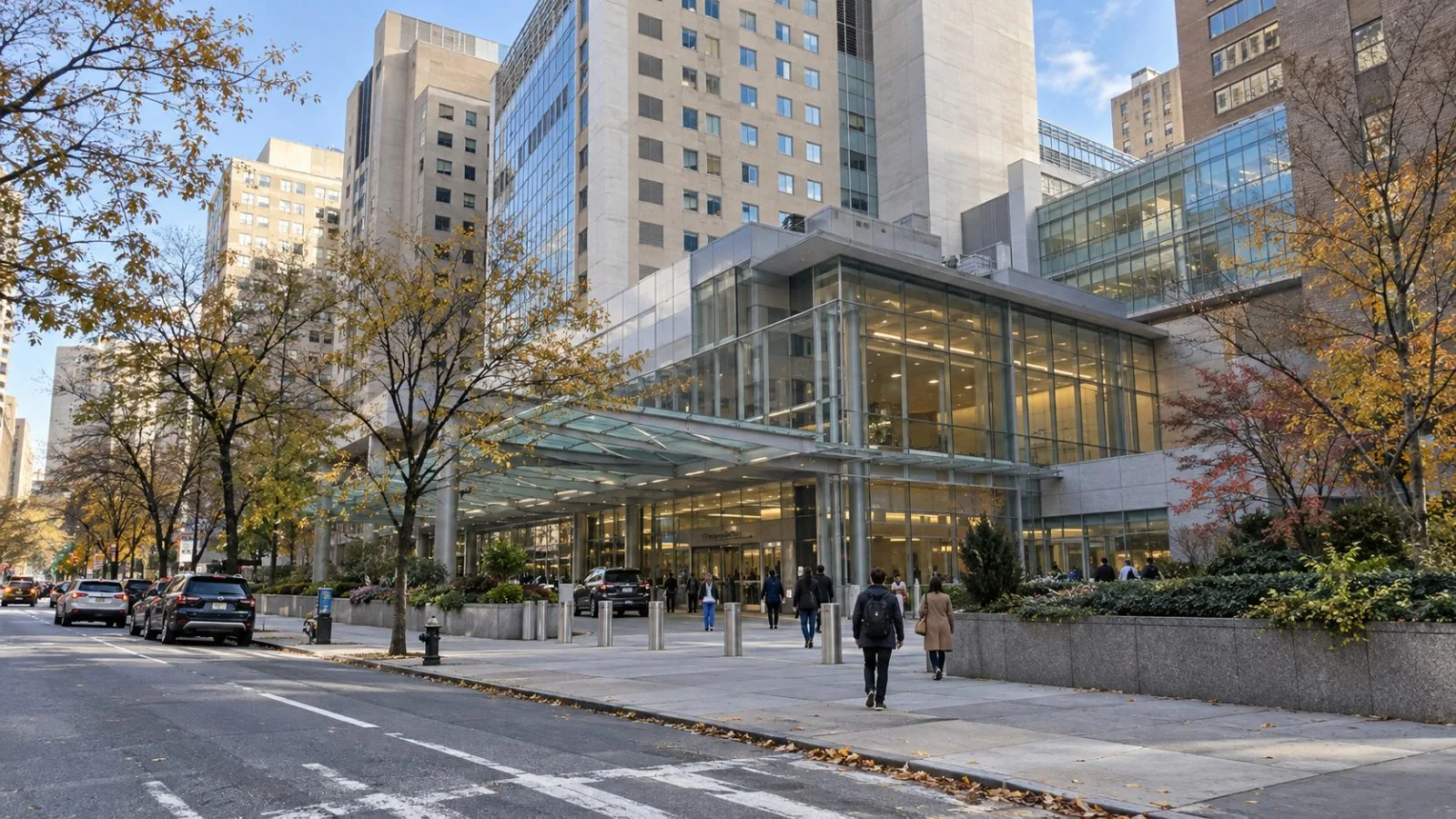 Mount Sinai Hospital’s main campus stands on Gustave L. Levy Place in Manhattan. (AI-generated image / EconoTimes)