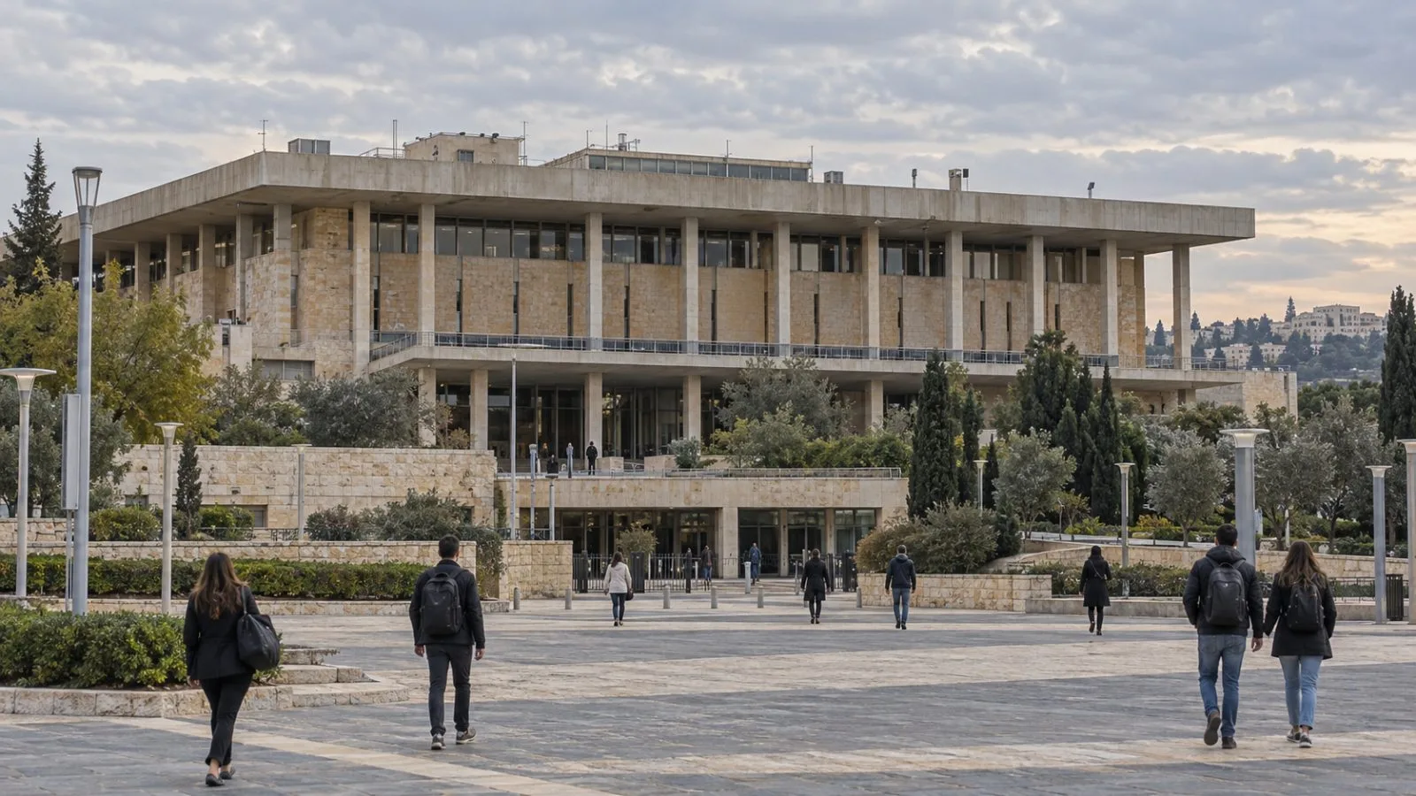 The Knesset building stands in Jerusalem ahead of Israel’s parliamentary election. (AI-generated image / EconoTimes)
