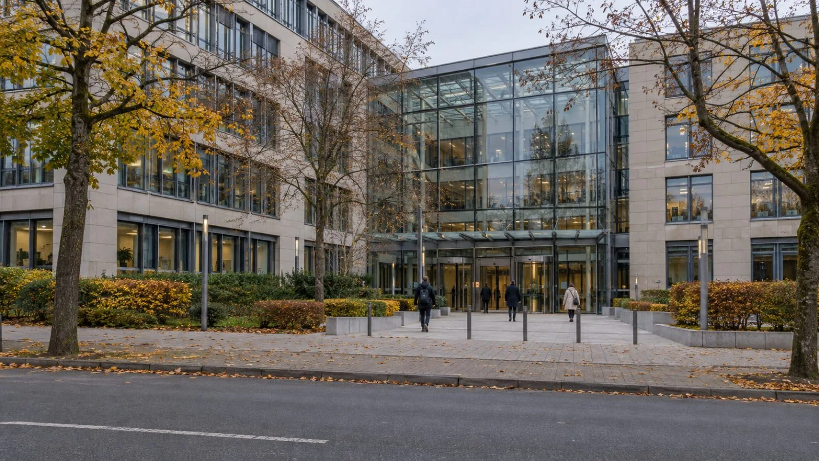Pedestrians pass the Federal Network Agency headquarters in Bonn, Germany. (AI-generated image / EconoTimes)