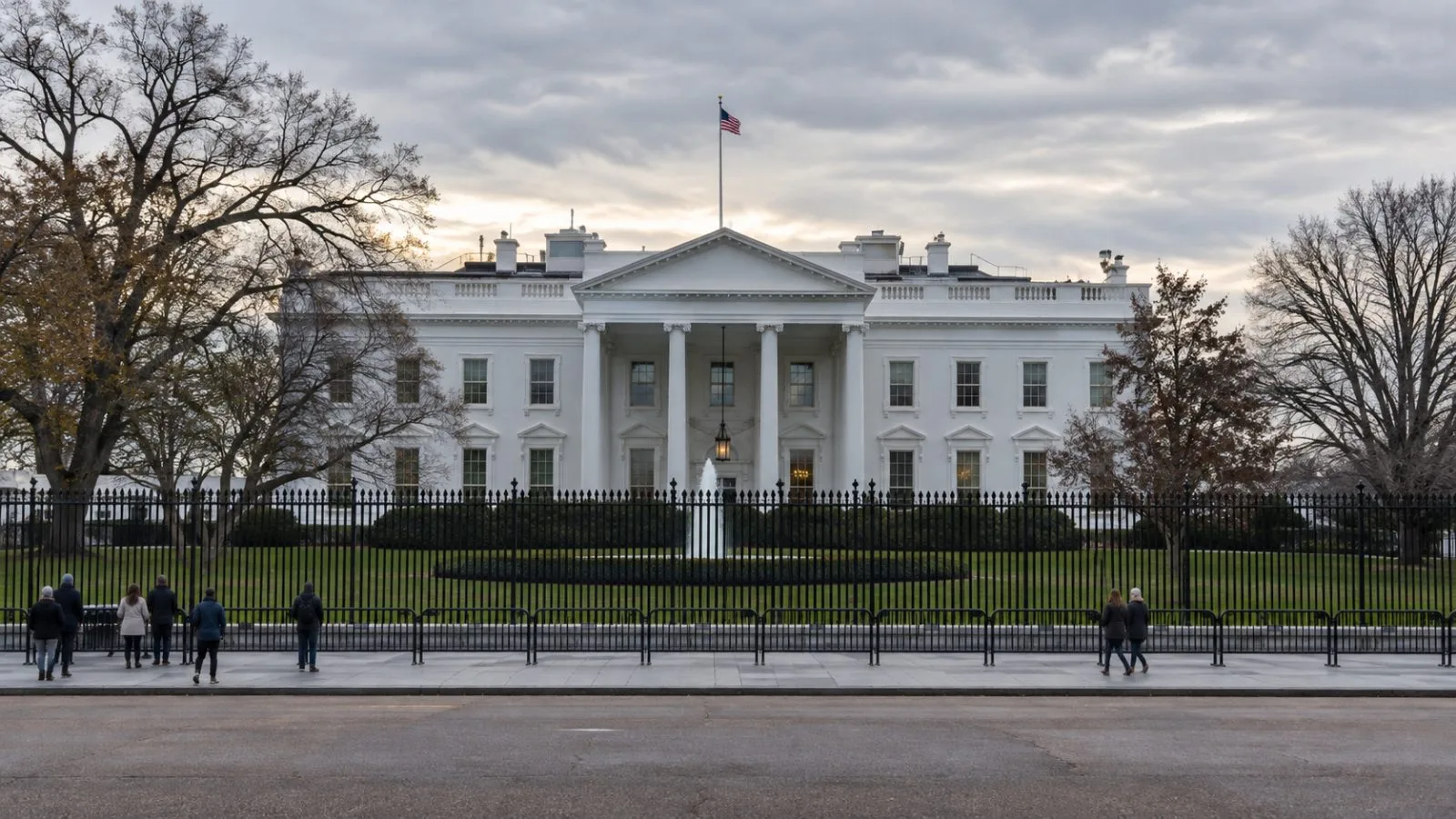 The White House stands beneath overcast skies in Washington, D.C. (AI-generated image / EconoTimes)