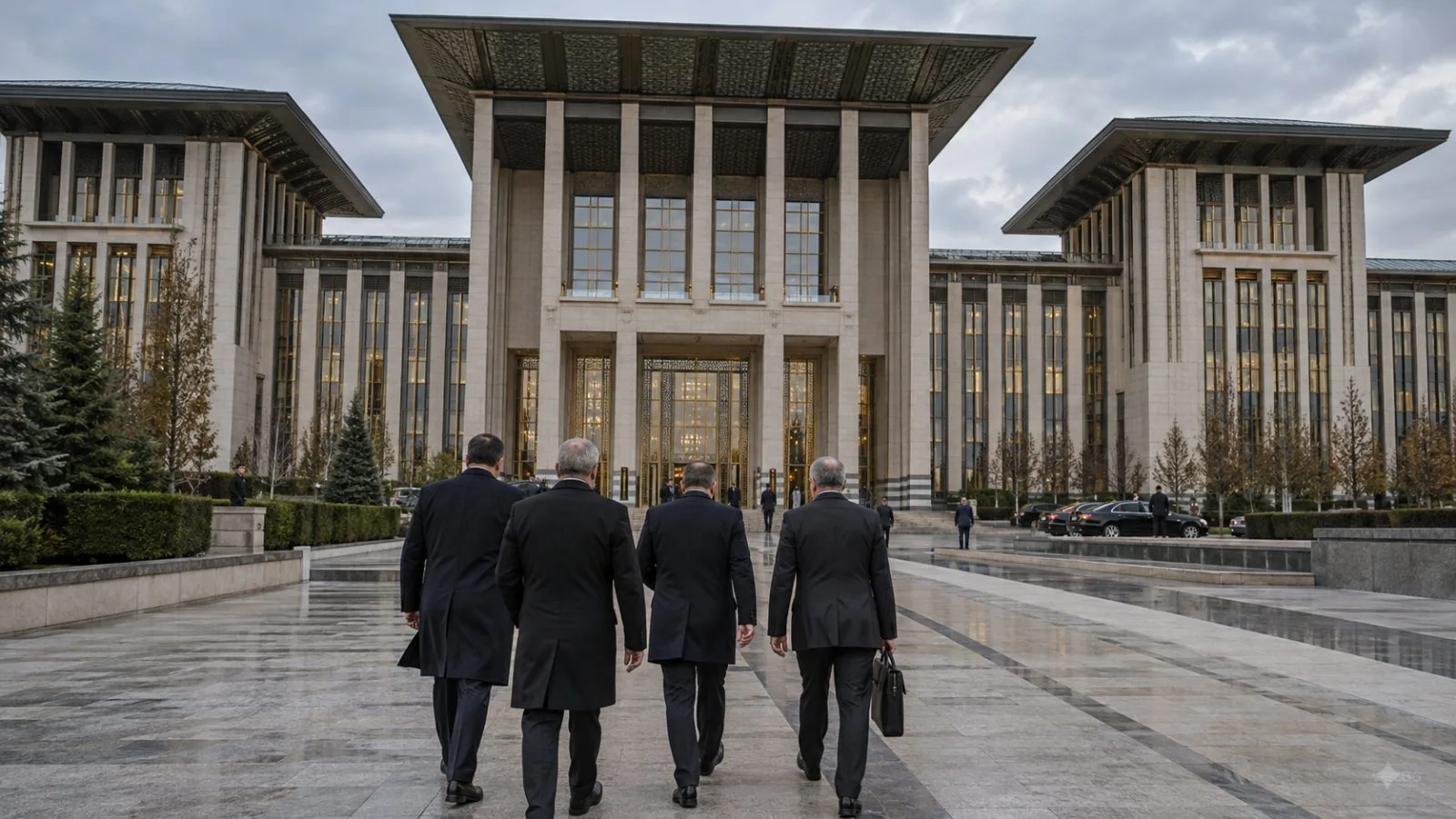 A conference venue stands prepared ahead of a regional summit in Ankara, Türkiye / EconoTimes.ai