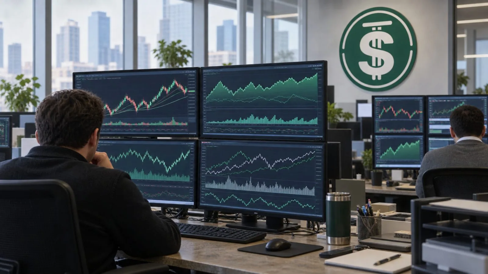 The USDD stablecoin emblem appears against a plain background in a graphic. / EconoTimes.ai