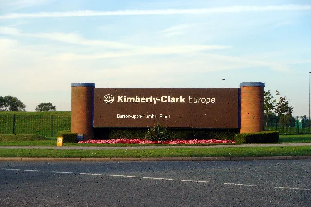 Kimberly-Clark Stock Rises as Q3 Earnings Beat Estimates. Source: David Wright / Kimberly-Clark Plant Entrance