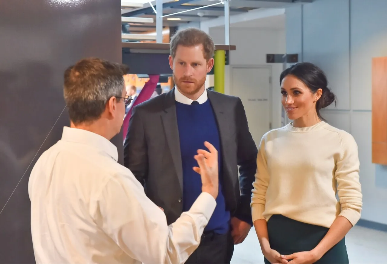 Prince Harry and Meghan Make First Joint UK Appearance Since Return. Source: Northern Ireland Office, CC BY 2.0, via Wikimedia Commons