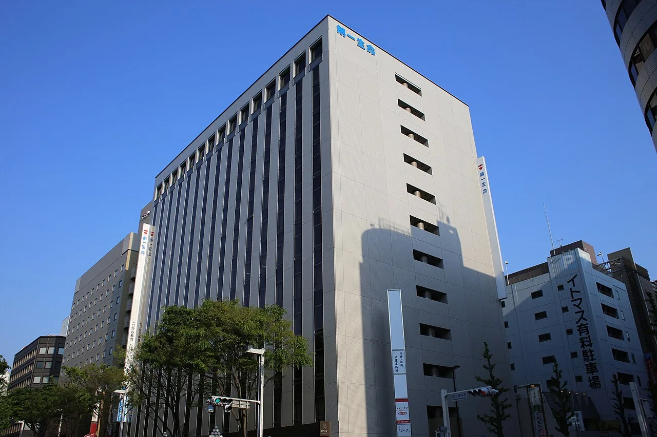 Daiichi Life. Source: 円周率３パーセント, CC BY-SA 4.0, via Wikimedia Commons